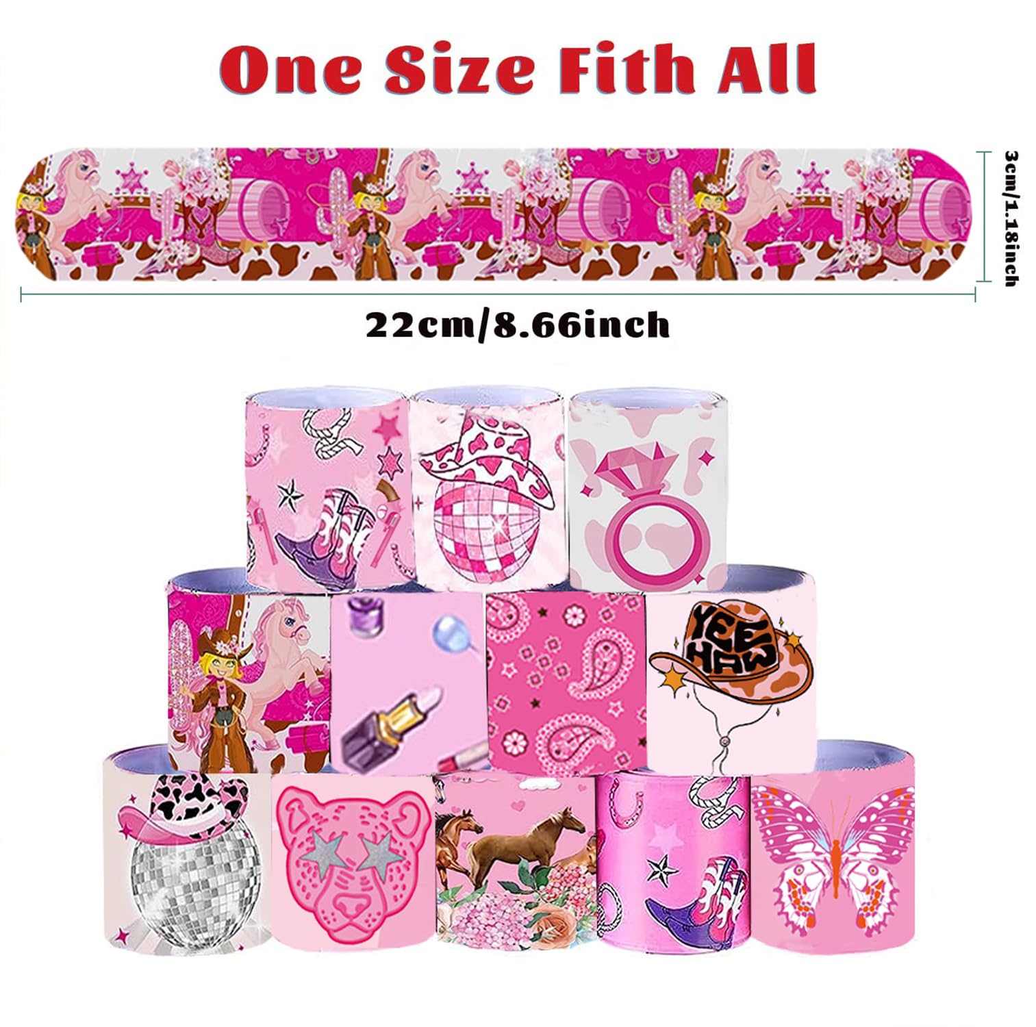 Cadeaux De Fête Féerique, 12 Sacs Cadeaux, 12 Mini Blocs-notes, 12 Bracelets En Caoutchouc, 50 Autocollants, 12 Autocollants à Construire, 12 Badges Boutons, 12 Bracelets Slap Pour Fête D'anniversaire