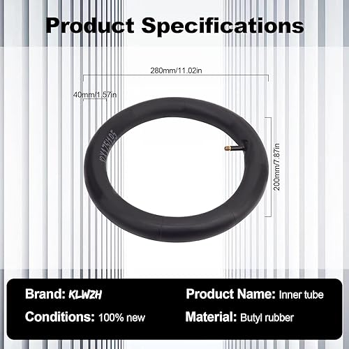 Miniatura 4 de 12 × 1.752.15 Tubo interior de bicicleta Tubo de neumático interior Tubo anti puntura para bicicleta neumático de bicicleta