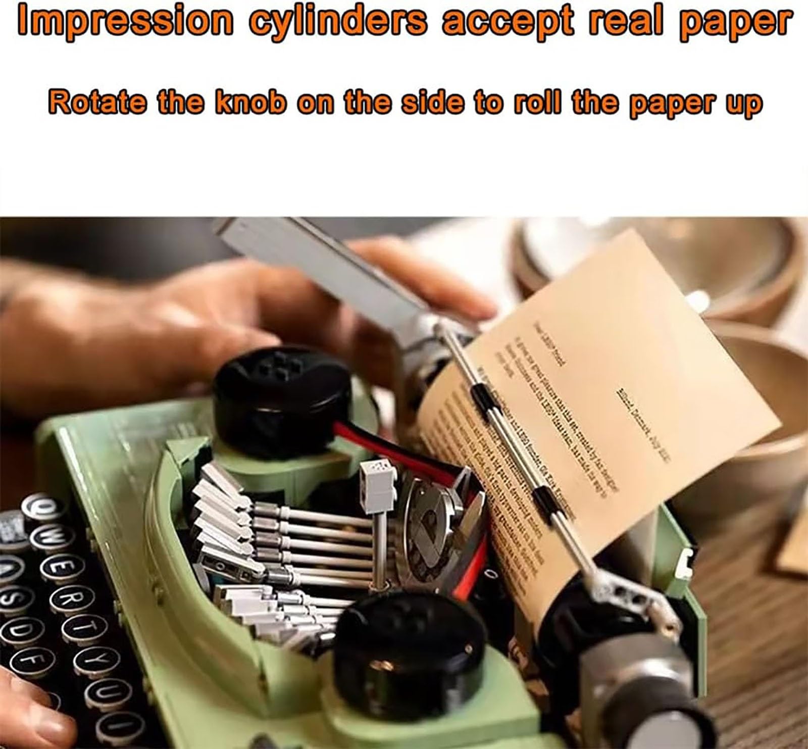 Macchina Da Scrivere Vintage Decorativa - Modello Retro Per Collezione O Arredamento | Non Funzionante - Foto 7