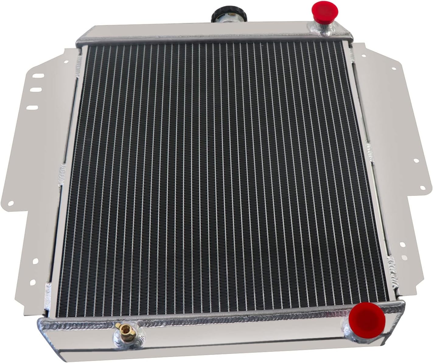 Radiator for 1985-1995 Suzuki Samurai SPFTOP/HARDTOP 2DR SJ413 SJ410, 2 Row Aluminum Radiator