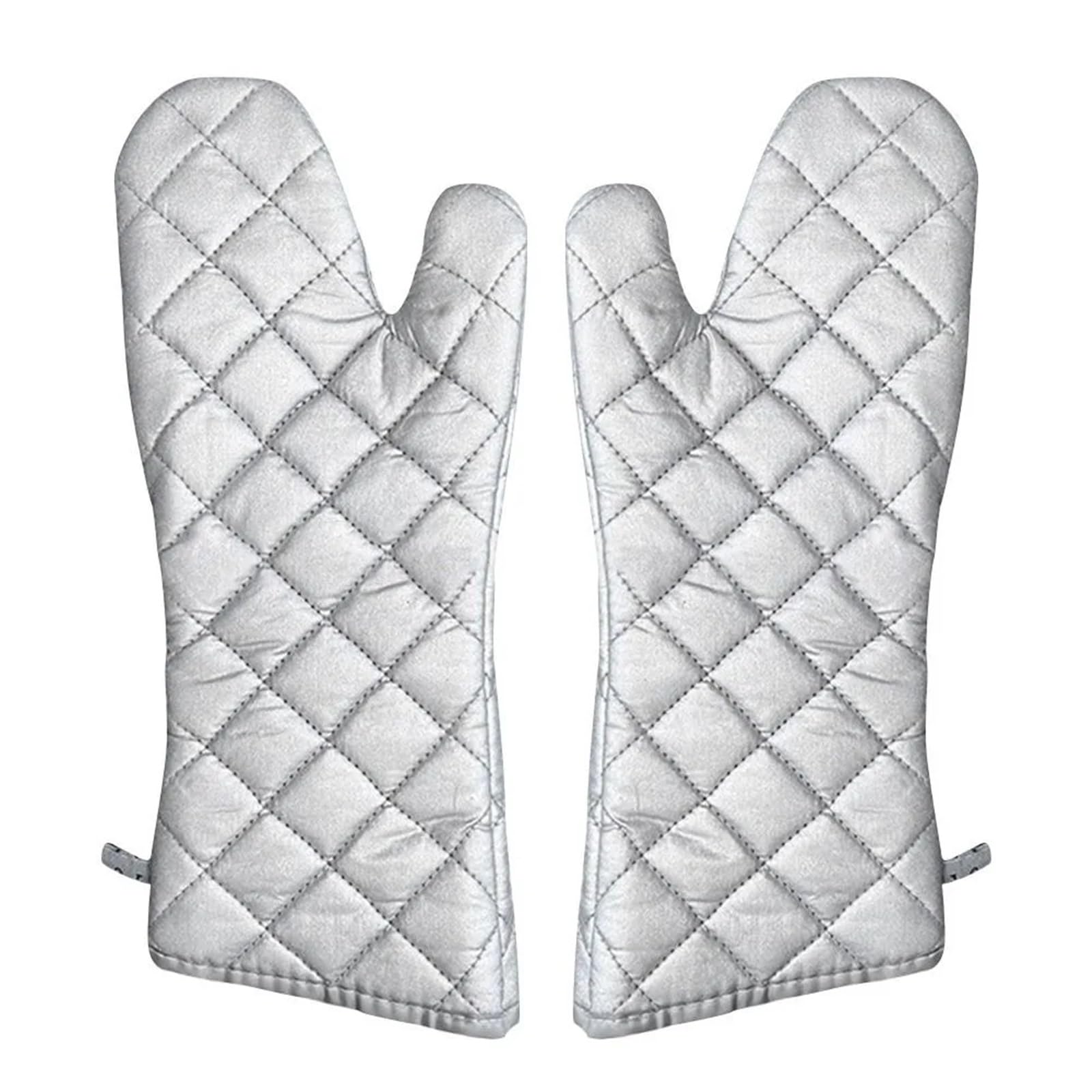 MRKU Guantes para Hornear, Guantes de Cocina con Silicona Antideslizante, Estampados de algodón, Herramientas Profesionales para Asar a la Parrilla.