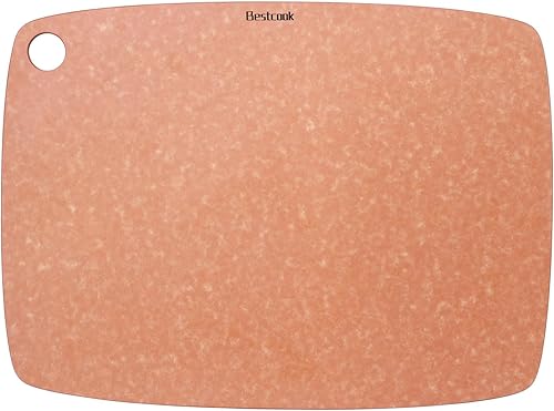 Miniatura 10 de Tabla de cortar de fibra de madera para cocina, tabla de cortar de madera no porosa de alta densidad, sin BPA, apta para lavavajillas, apta para