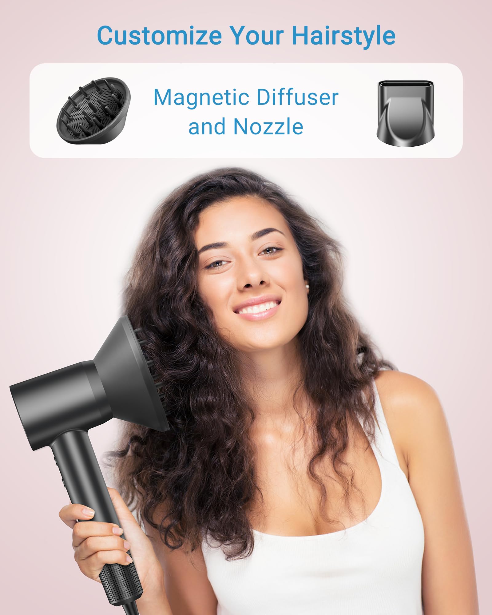 Amazon.com : Hair Dryer, 160000 RPM Professional High Speed Ionic