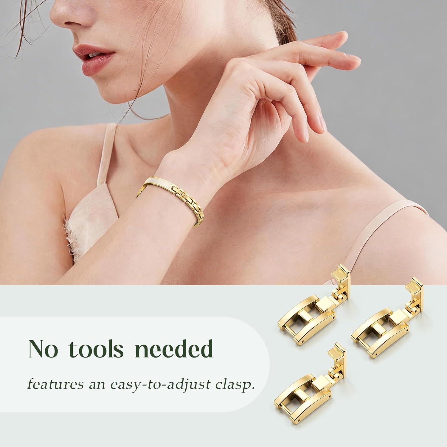 SUPOIX Bands for Apple Watch Women – Elegant Two-Tone Dressy Band