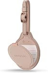 Satechi FindAll Smart Luggage Tag with Find My, TSA-Friendly, Airport Tracking, Left-Behind Alerts, Loud Audible Chime, Wireless Rechargeable, Works with iPhone, iPad, Mac – Sand