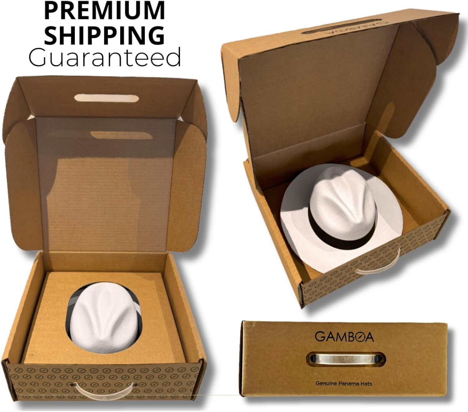 Gamboa Original Panama Hat for Men and Women Fedora Straw Summer Beach Sun Hat Extra Protection UV Grade 7-8 - Image 2