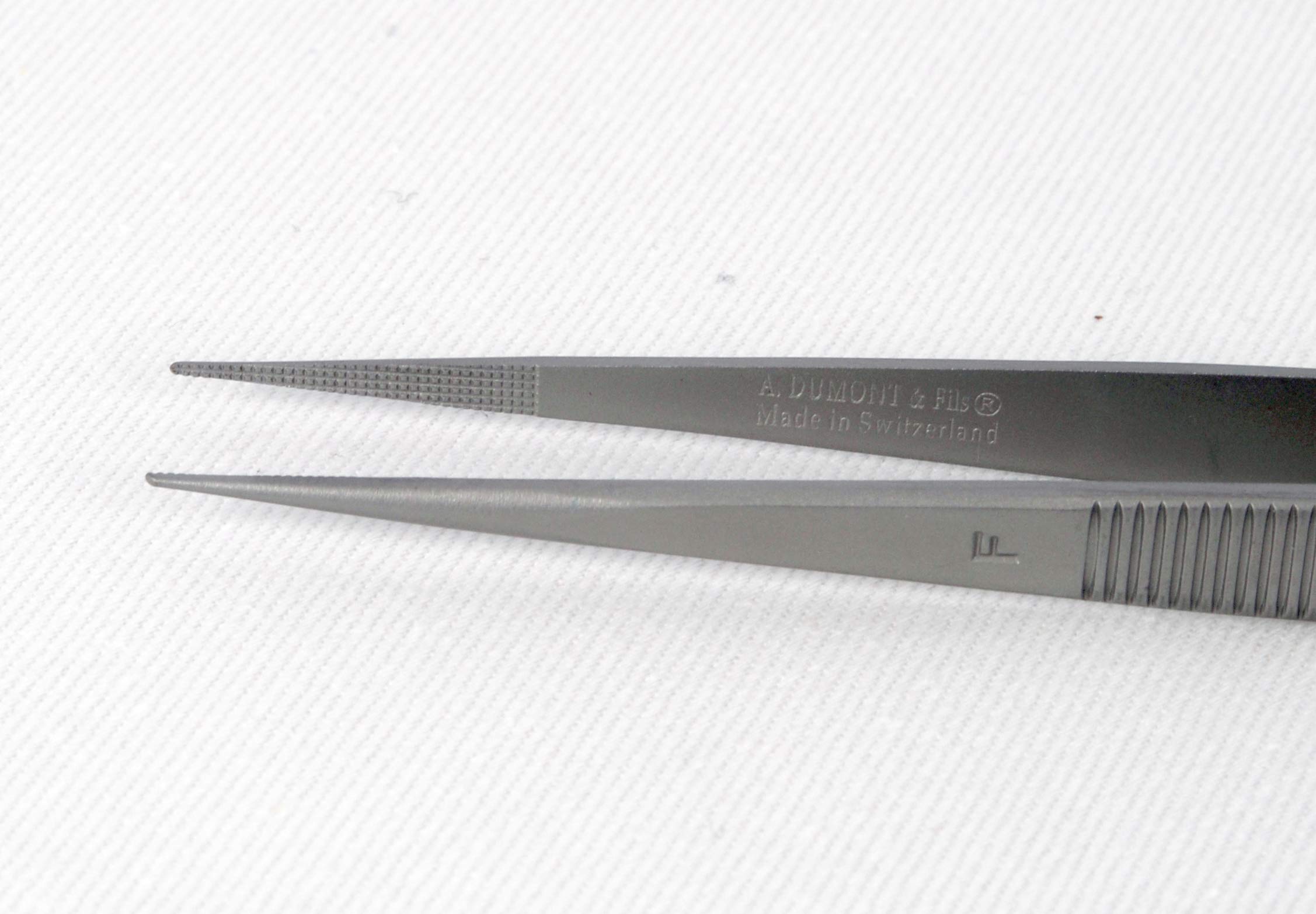 Fine Diamond Tips, Straight Tweezers