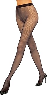 Twenties Econyl Fishnet Tights for Women Sustainable Small Net Pantyhose...