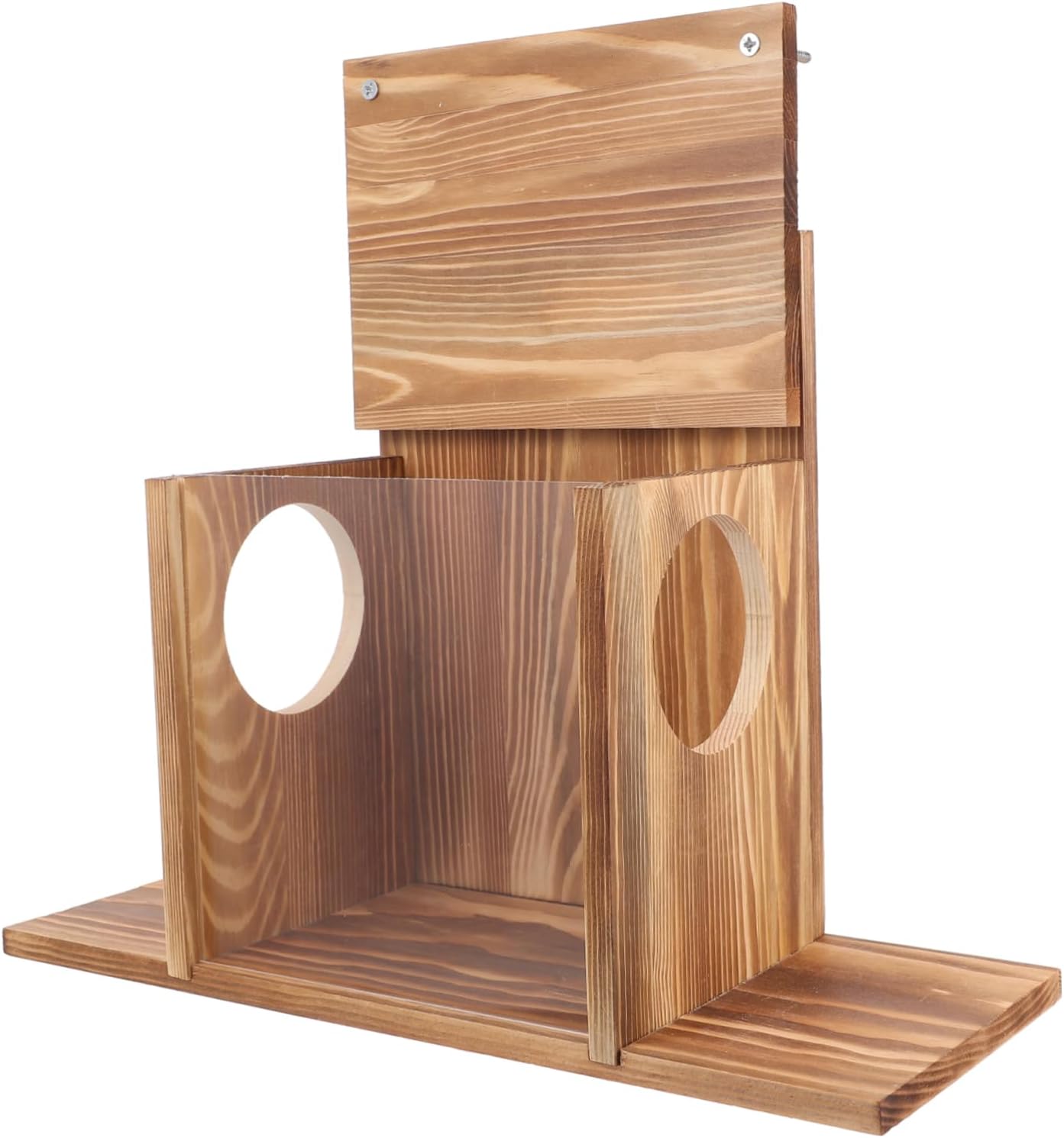 Outdoor Squirrel Feeder Hanging Feeding House for Hamsters and Squirrels and Weather- Garden Accessory for Attracting Wildlife to Your