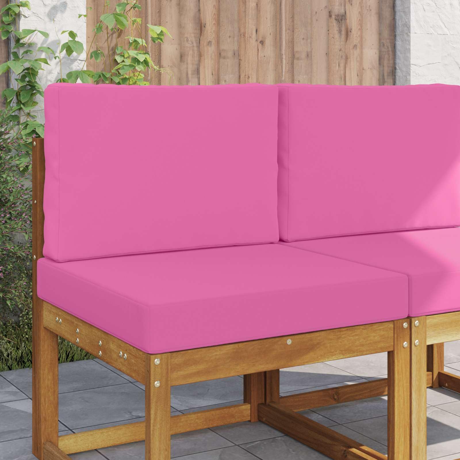 Coussin de canapé pour extérieur étanche rose lot de 2 ergonomique