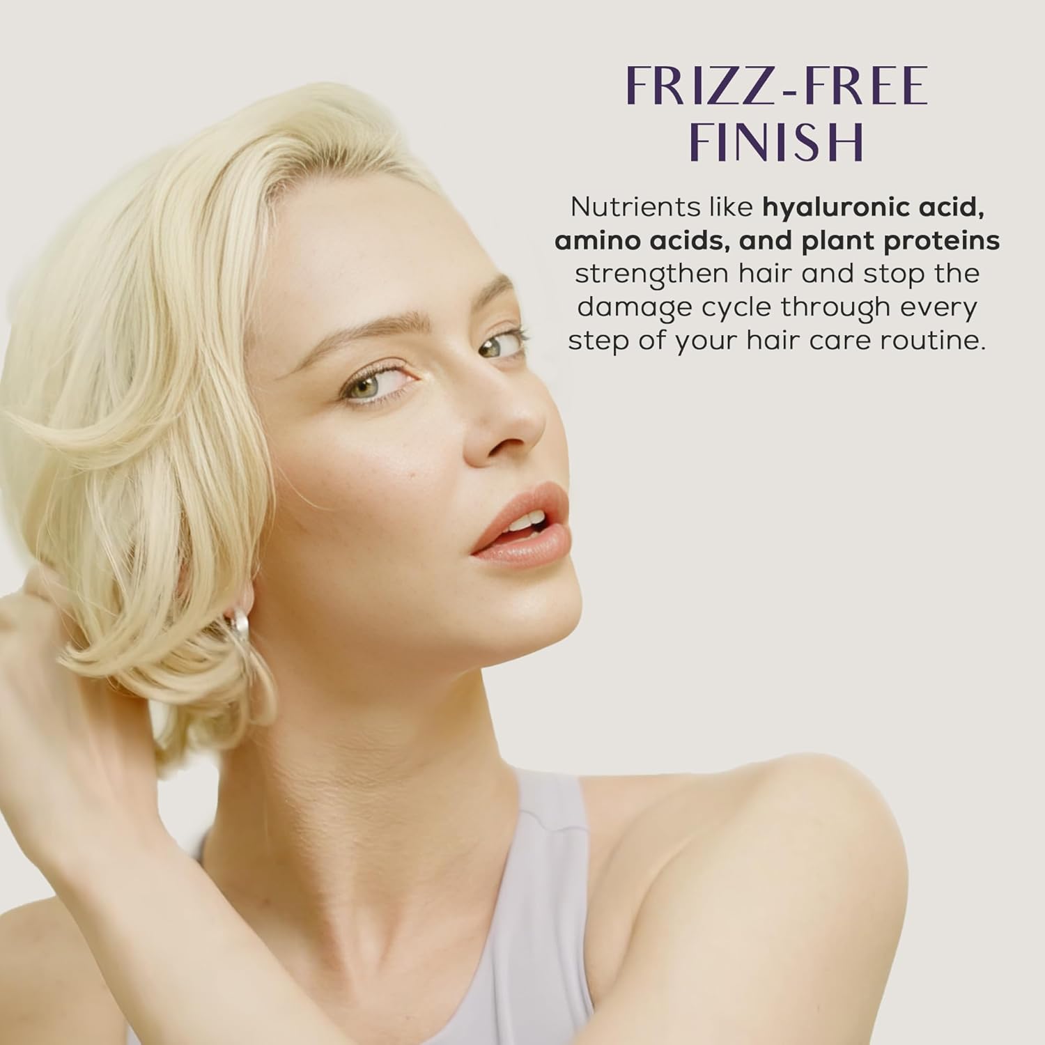 SUTRA Heat Guard Hair Serum for Frizzy, Dry & Damaged Hair - Thermal Protecting Serum Hydrates, Protects & Repairs Against Heat with Hyaluronic Acid & Jojoba Oil - Anti-Frizz Haircare Products - Image 3