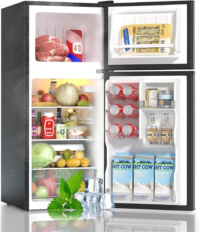 Qyrztaon RIVZ0027 4 cu ft Compact Freezer Black — 1 of 6