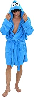 Cookies Female Robe Brandclub - Sesame Street Cookie Monster Plush Robe for Adults, Fleece ...