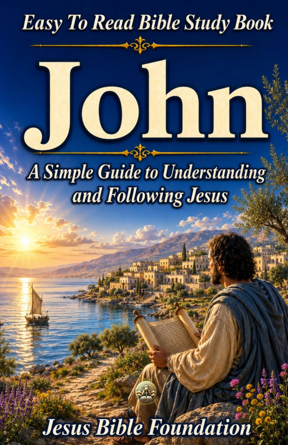 Easy to Read Bible Study Book John: A Simple Guide to Understanding and Following Jesus