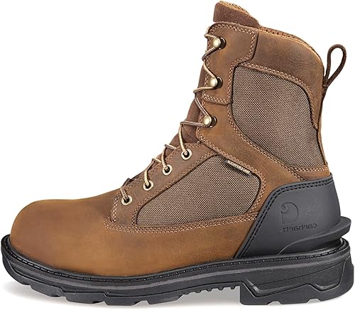Carhartt Footwear FT8000M Ironwood Botas de trabajo impermeables de 8 pulgadas - 10.5 W - Carhartt Brown, Carhartt Brown