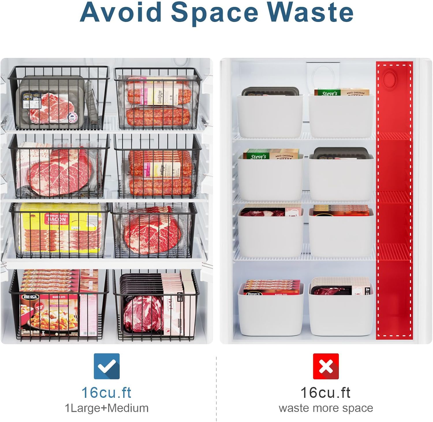 Maximize Your Freezer Space with iSPECLE Organizers