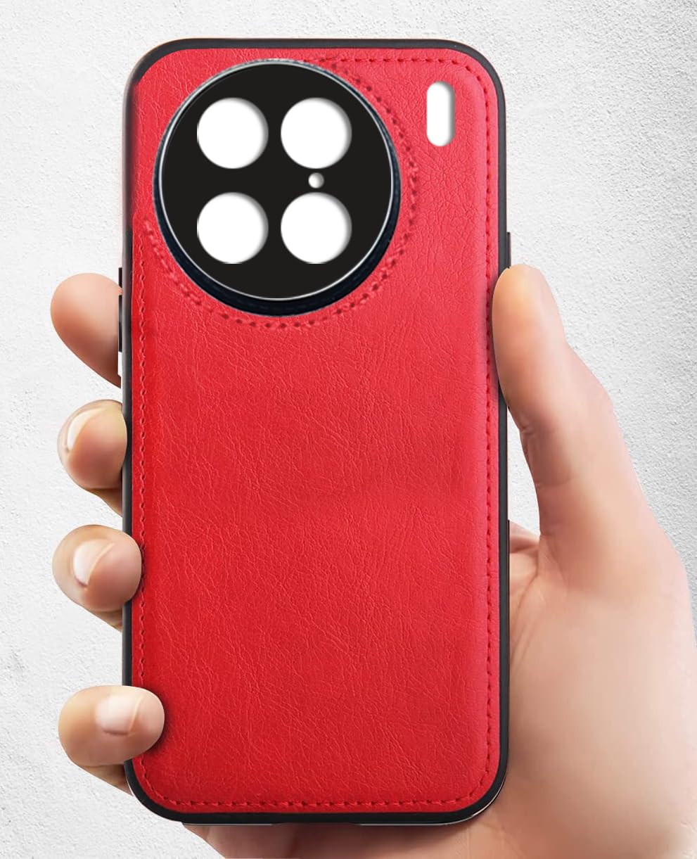 Excelsior Premium PU Leather Back case Cover with 360 Degree Full Body Protection | Shockproof for Vivo X90 Pro 5G (Red) (B0CXMJZ688) Amazon Price History, Amazon Price Tracker