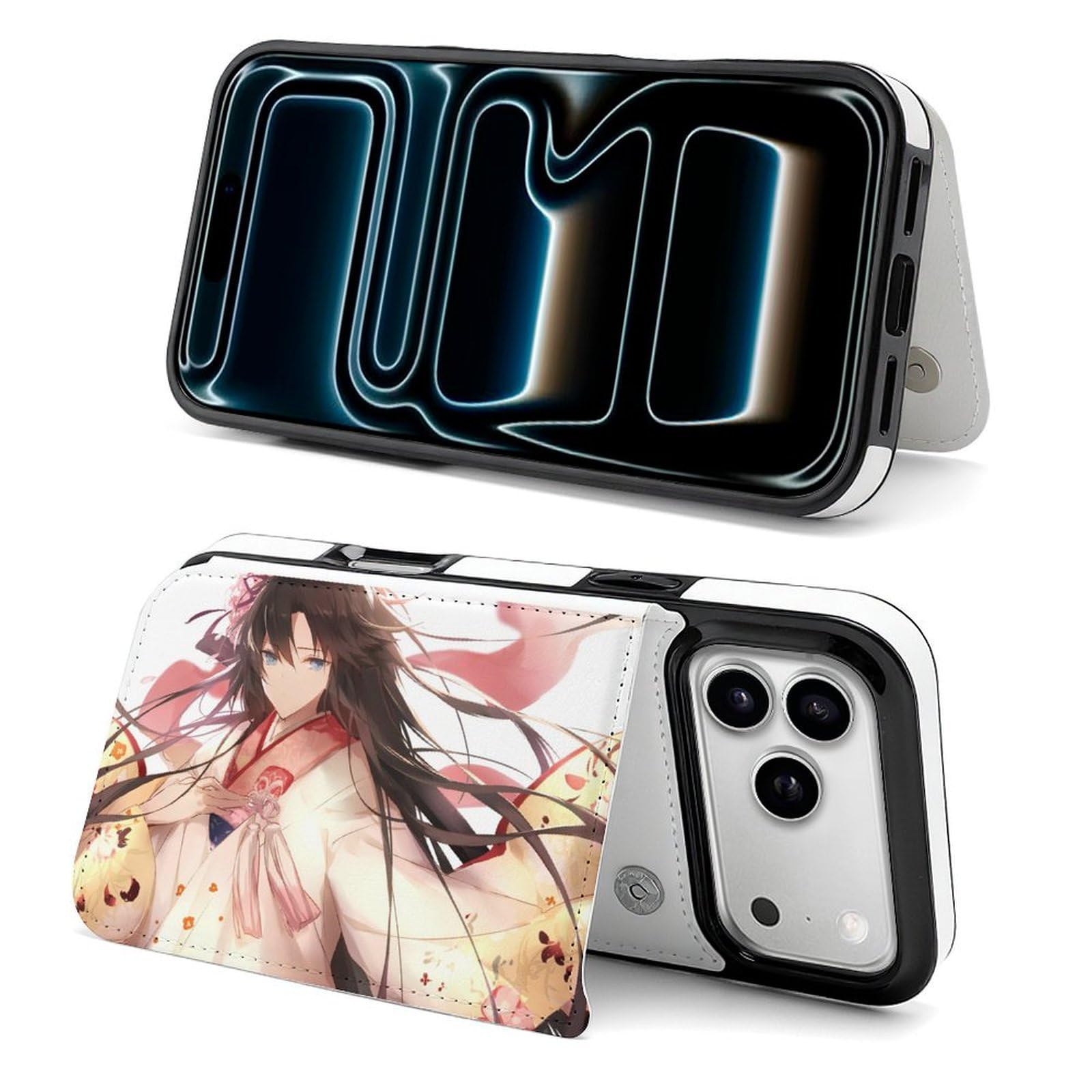 Amazon.co.jp: Iphone 17用カバー FGO 両儀式 財布型 スマートフォン