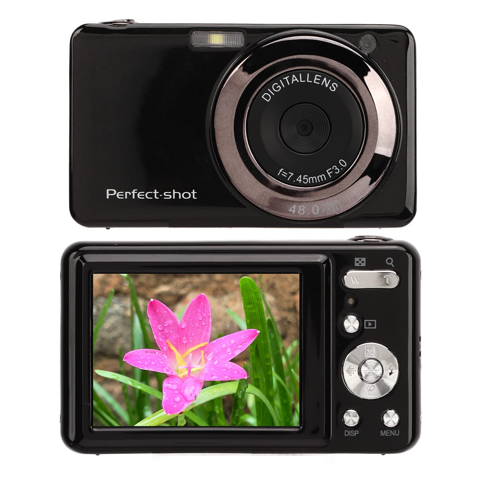 Fotocamera Digitale, Fotografia HD da 48 MP, Luce di Riempimento Incorporata, Scheda di Memoria di Supporto, Ampiamente Usata per Studenti, Adolescenti, Bambini, Viola