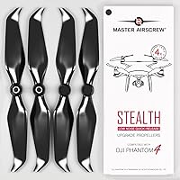 Vista 4 de Master Airscrew Hélices Stealth para DJI Phantom 4 - Naranja, 4 piezas