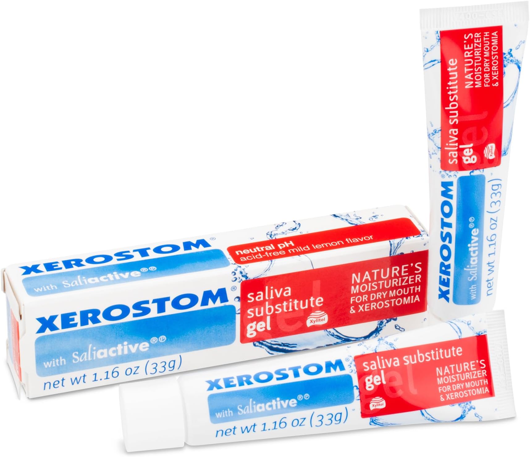 Dry Mouth Saliva Substitute Gel (2/Pack)