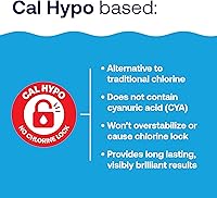 Vista 6 de HTH 52030B - Tratamiento para piscinas Shock, clorador para piscinas que aumenta los niveles de cloro, fórmula Cal Hypo, 13.3 oz (paquete de 6)