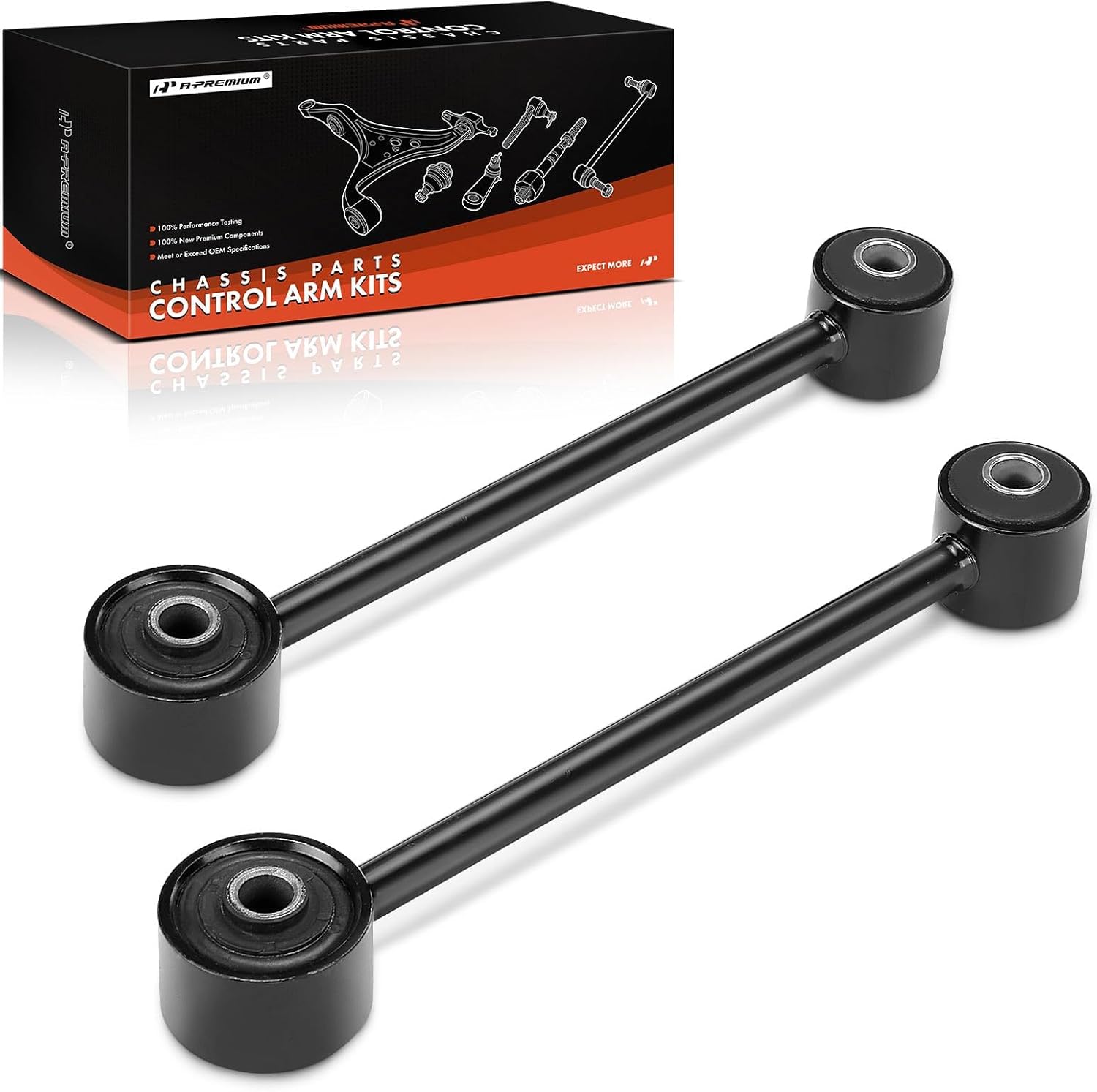 A-Premium 2 x Rear Sway Bar Links Stabilizer Bar Links, Compatible with Chevrolet Blazer 1995-2005 & GMC Jimmy 1995-2004 & Oldsmobile Bravada 1996-2001