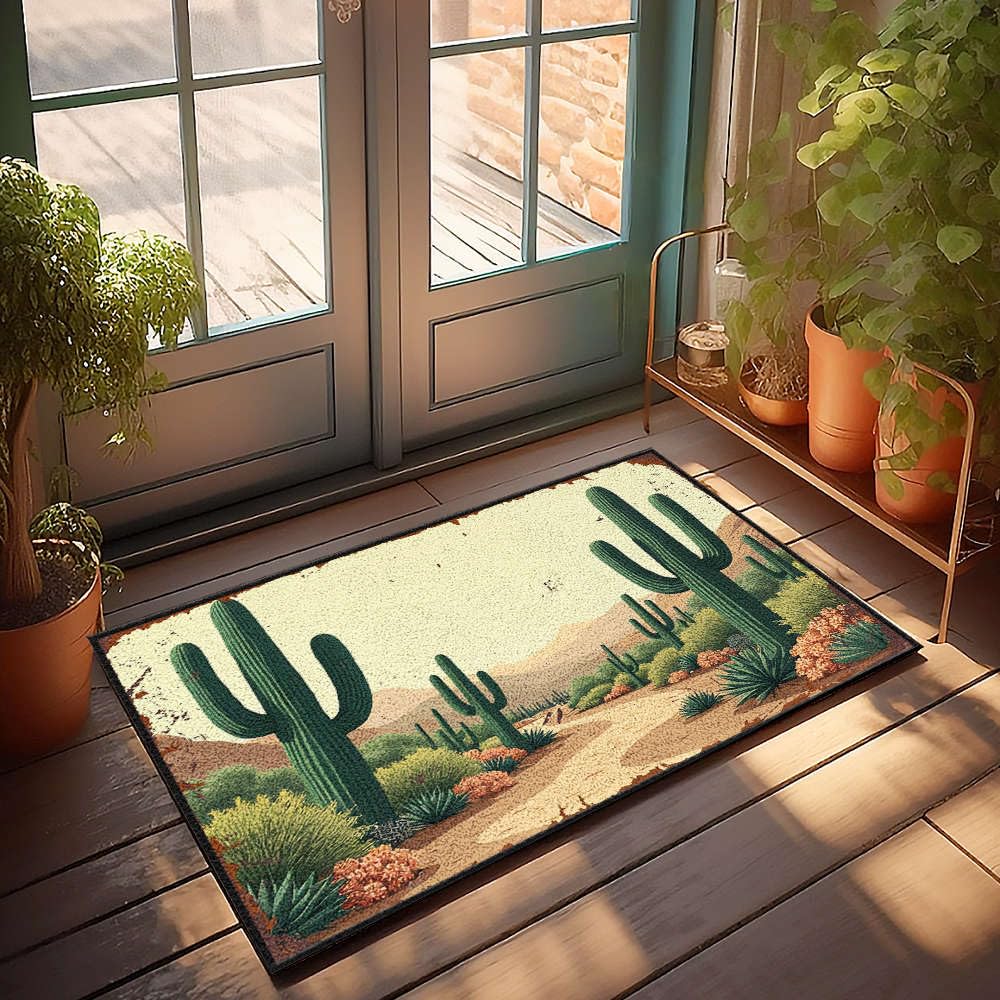 Paillasson extérieur désert 65x90 cm grand tapis entrée