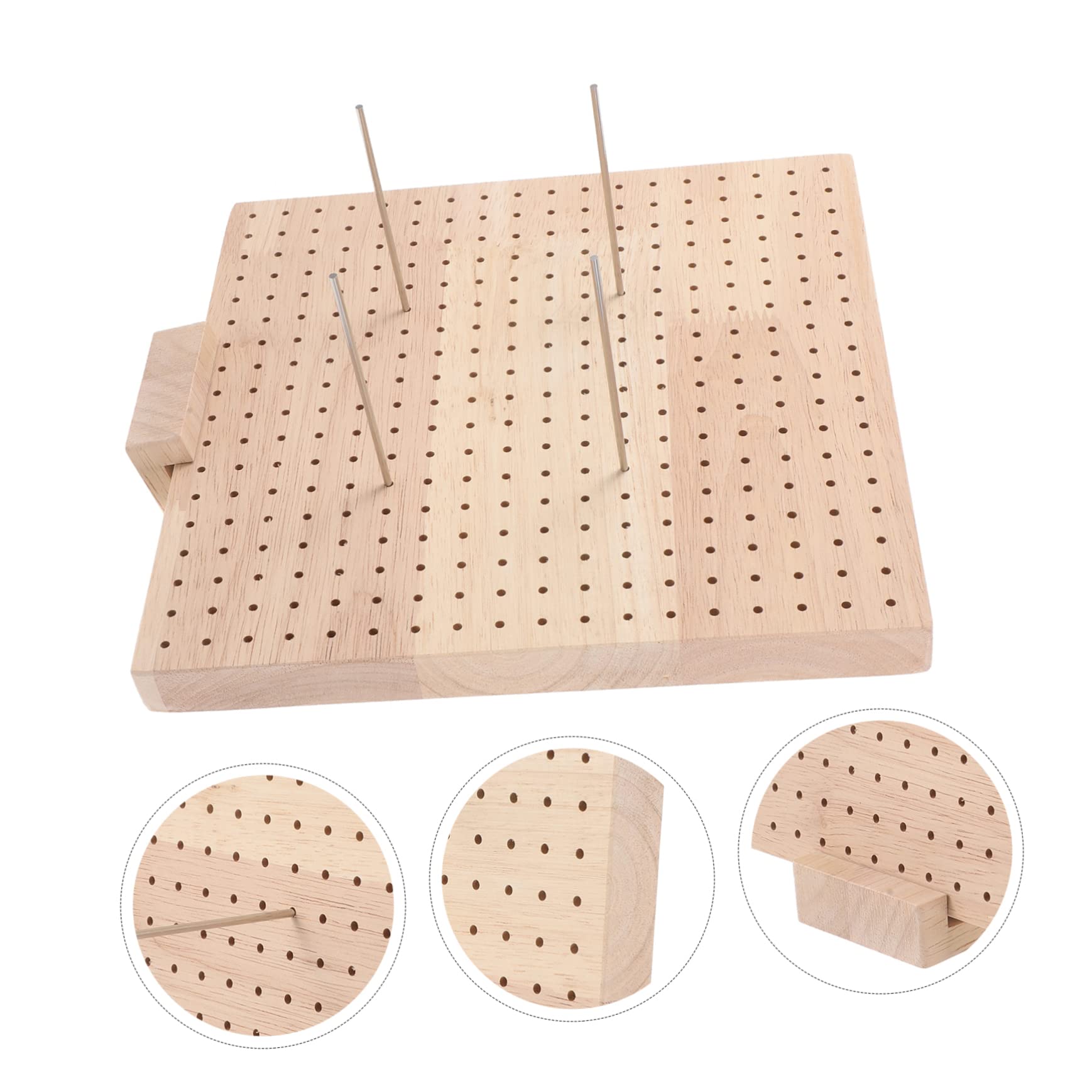 Tablero de Bloqueo de Madera de Crochet para Principiantes, 1 Set