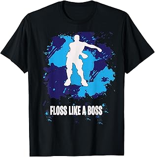 Floss Like A Boss - Kid Flossin Dance Funny Youth t Shirt T-Shirt