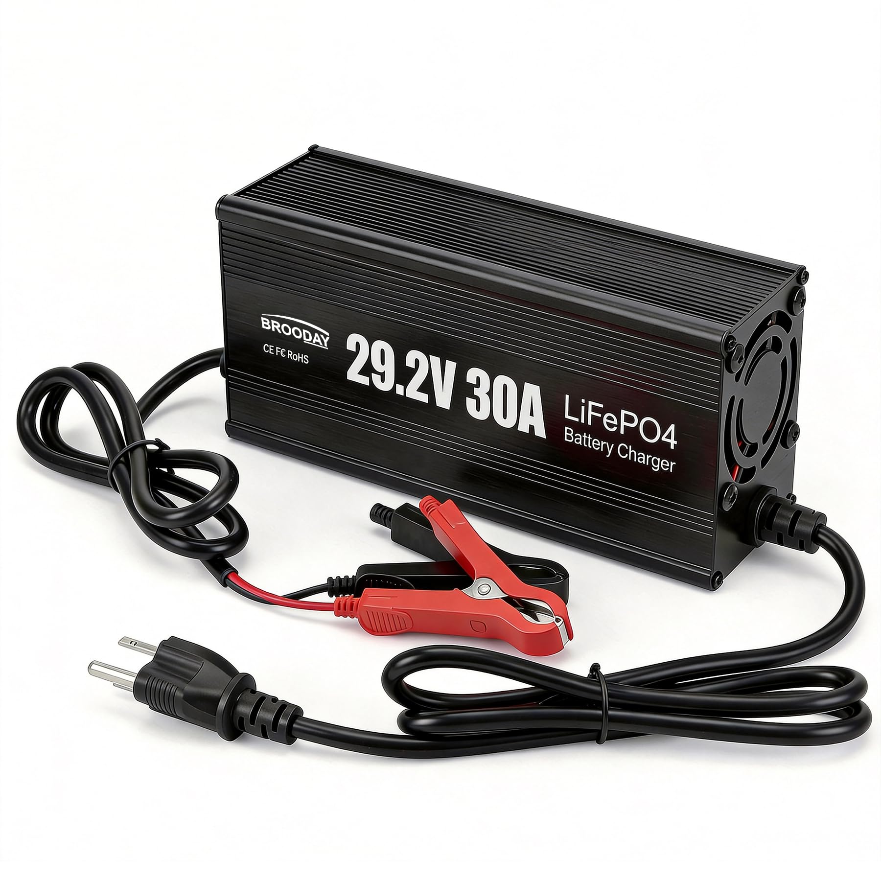 BROODAY 24V 30A LiFePO4 Battery Charger