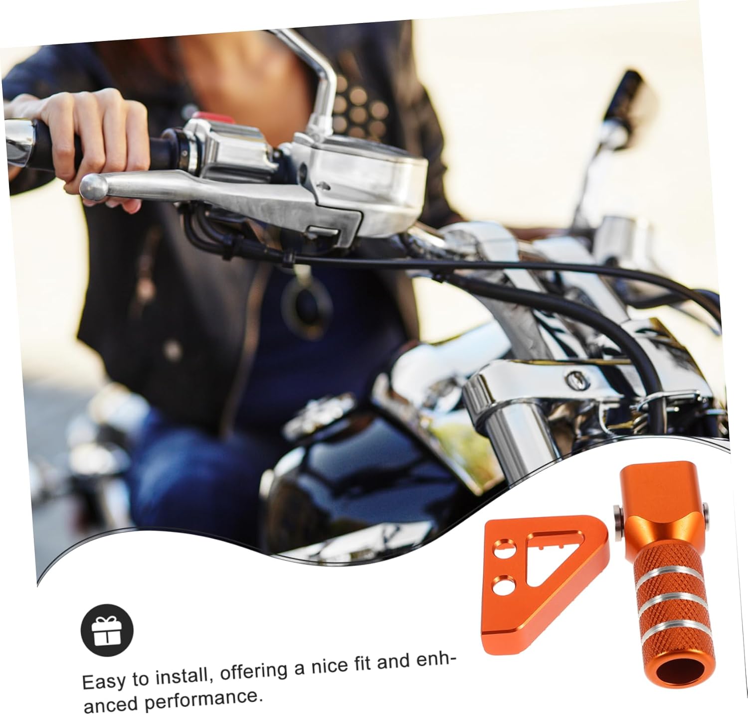 1 Set Brake Pedal Set Gear Motorbike Dirt Bike Shift Lever Toe Peg Motorcycle Brake Pedal Step Plate Shifter Dirt Bike Shift Lever Tip Dirt