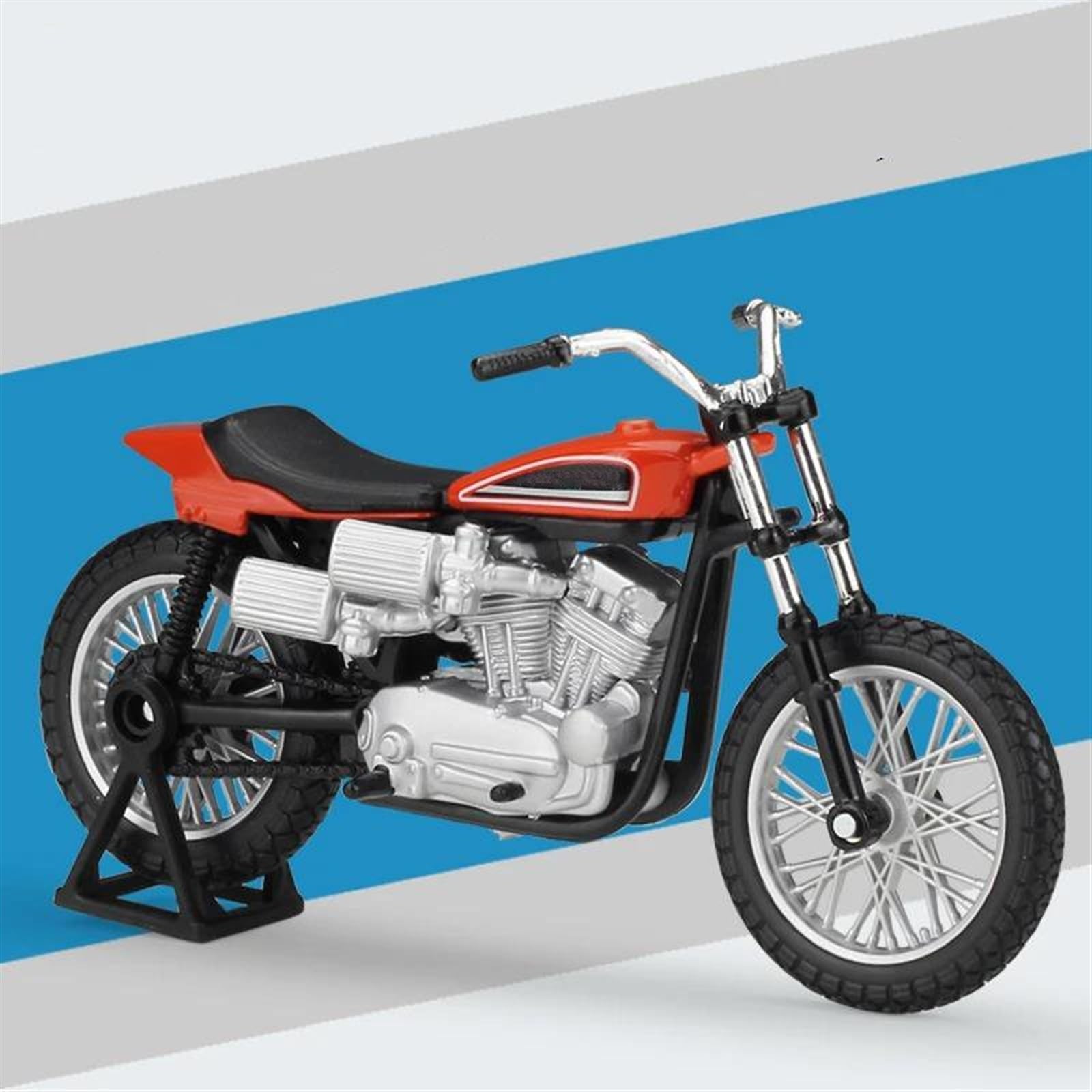 SEYXF Motorbike Toy 1/18 for Harley for Davidson XR 750 1972 Motorcycle Alloy Model Simulation Metal Toy Gift(with Foam Box)