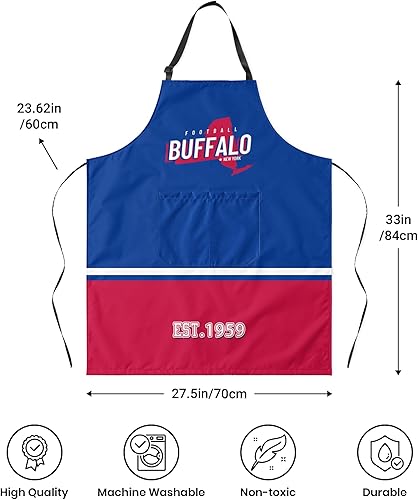 Miniatura 4 de Custom Personalized Cooking Apron Waterproof For Women Men,Add Name and Number Kitchen Grill Chef Cooking Apron