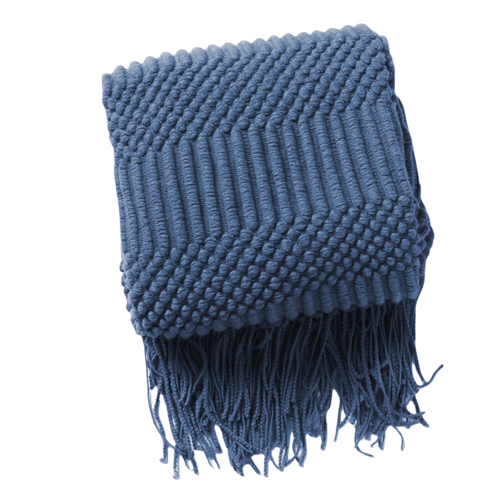 Xjdzineq Lances Throw Blanket with Tassels Bohos Wovens Textured Chunkys Farmhouses Outdoor Vintages Blankets Sofa Lances