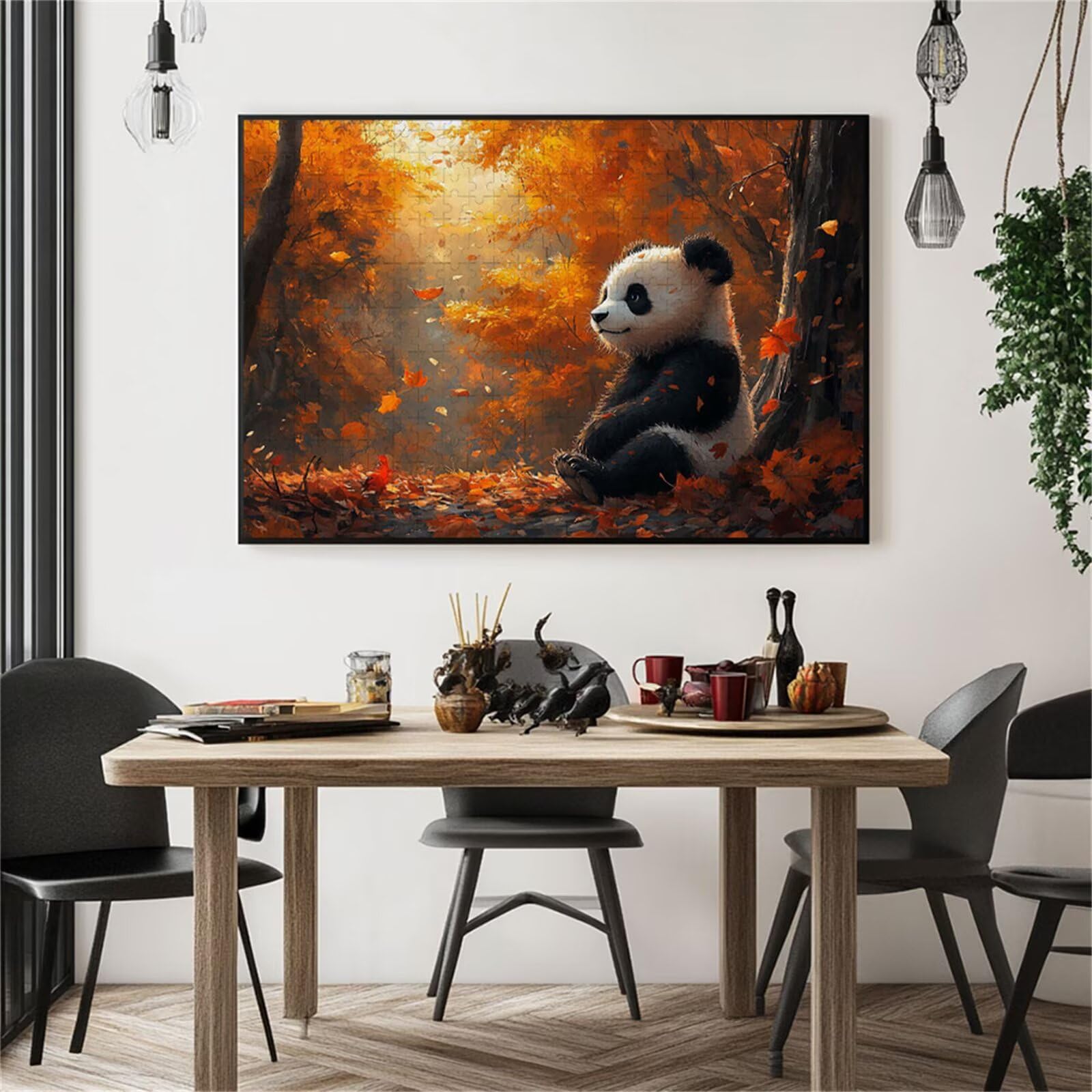 Puzzle 1000 sztuk dorośli zwierzę puzzle drewniane klasyczne niemożliwe edukacyjne układanka ćwiczenie pamiętnik i intuicja wielkanocny prezent, z plakatem w zestawie kompaktowe pudełko może do