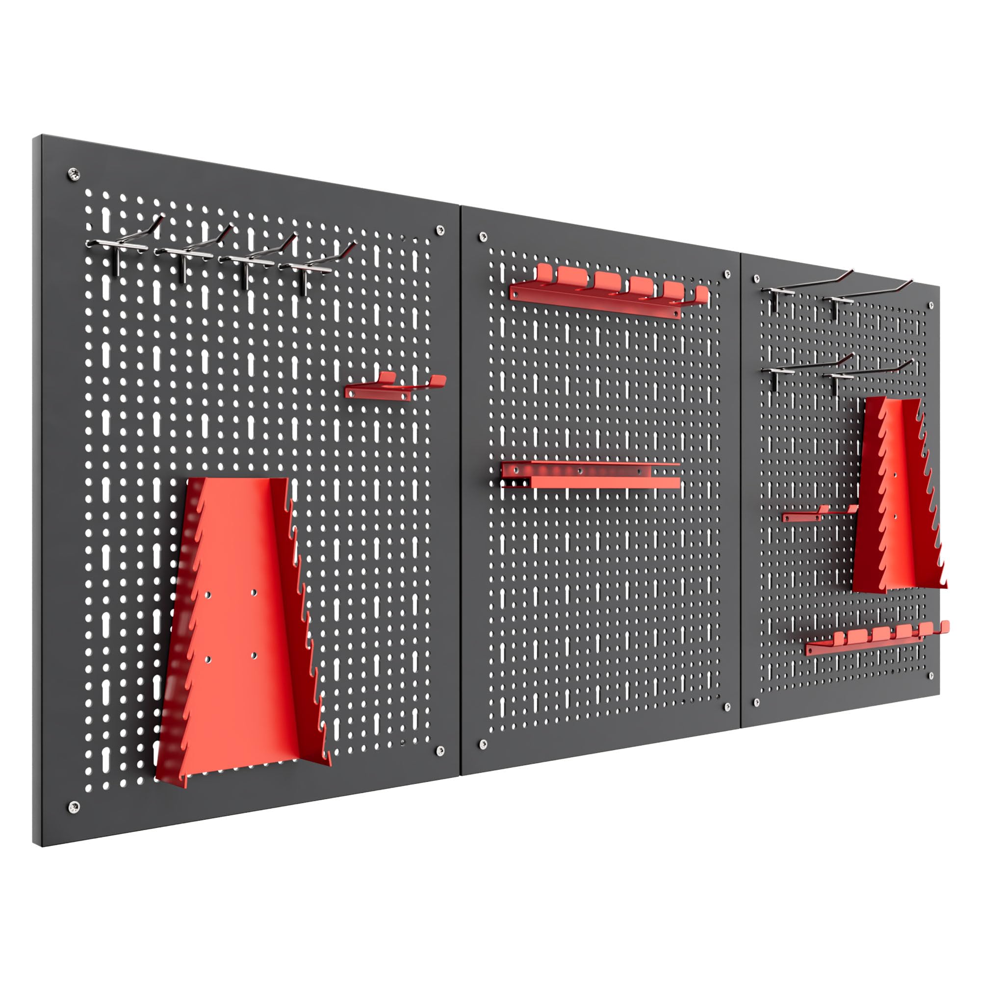BOUDECH - Planner - Panel perforado para colgar herramientas, Estantería de Almacenaje de Pared de Taller