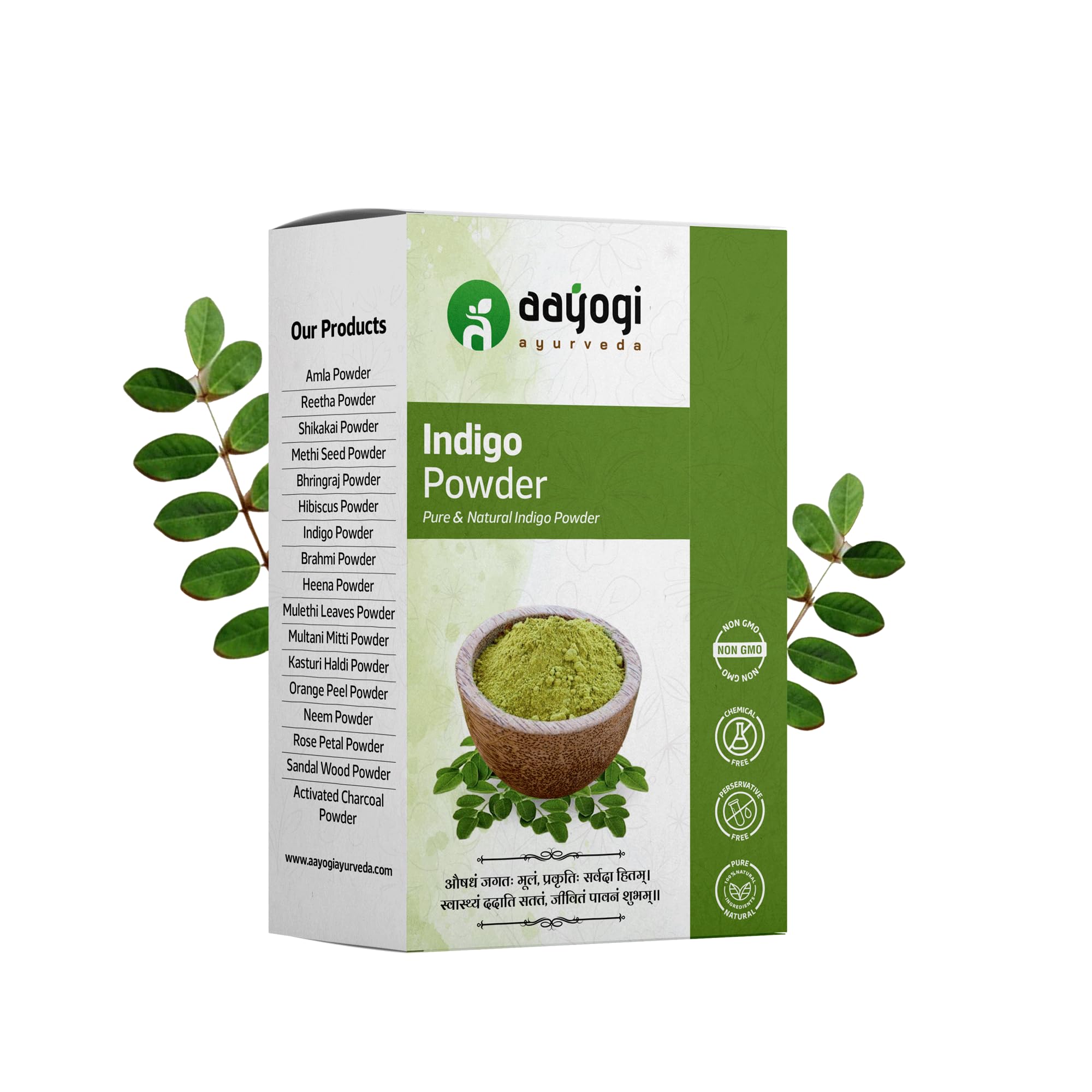 Indigo Powder for Hair | Natural Herbal Hair Color & Conditioner | 100% Pure Indigofera Tinctoria | Chemical-Free | 200 g