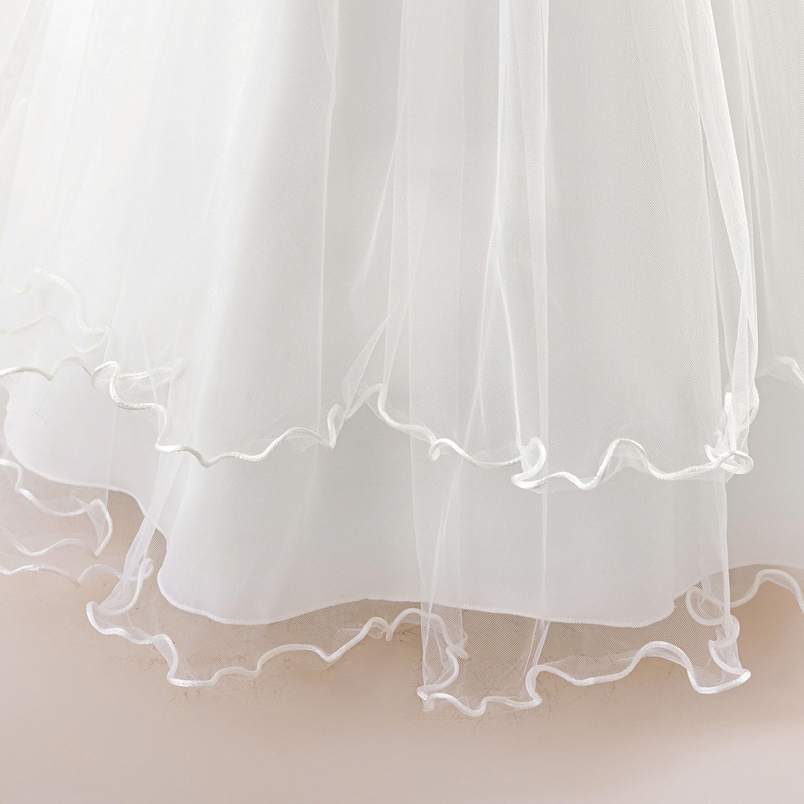 Générique 2026 elegante Mädchen für Mädchen, ideal für eine lässige Hochzeit oder einen Abend, mit schulterfreien Schultern und Tutu-Rock, für 7 bis 12 Jahre.