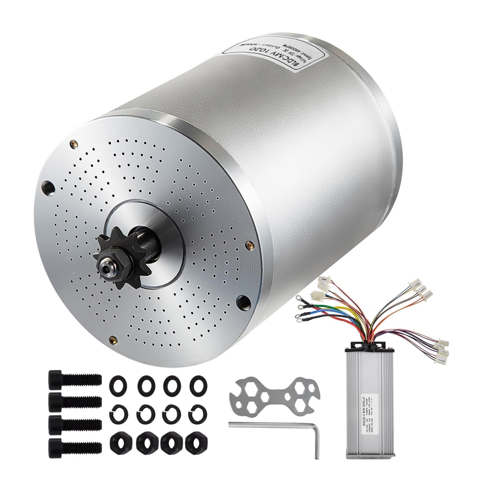 Zestaw Silnika Bezszczotkowego DC Z Kontrolerem 48V 72V 1800W 2000W 3000W Wysoka Prędkość 4900RPM Niski Poziom Hałasu Szeroki Zakres Zastosowań