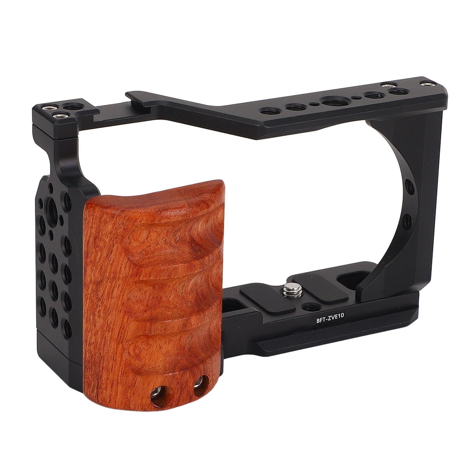 Gabbia per Fotocamera, Base Antiscivolo in Alluminio di Grado Aerospaziale Stile Arca Rig per Gabbia per Fotocamera, Lega di Alluminio con Ritagli Accurati per ZV E10