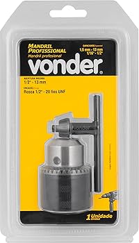 Vonder, Mandril Com Chave, 1,5 Mm - 13,0 Mm, 1/2