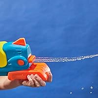 Vista 8 de NERF Super Soaker Wave - Pistola de agua con atomizador, remojo de ondas salvajes, boquilla se mueve para crear corriente ondulada, juegos al aire