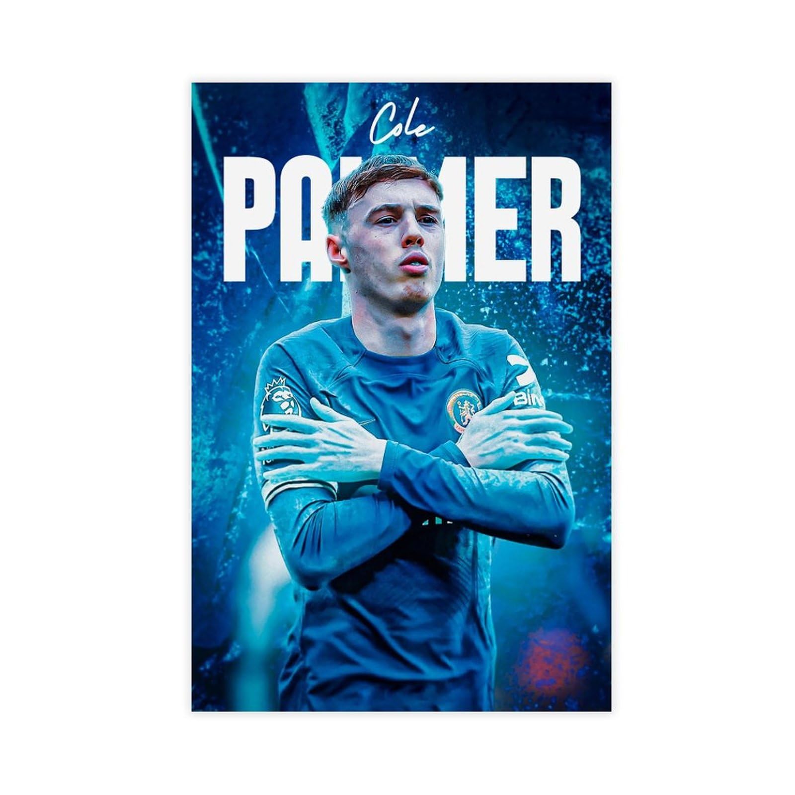SFQQE Cole Palmer Poster Canvas Poster Bedroom Decor Landscape Office Room Decor Gift 16x24inch(40x60cm)