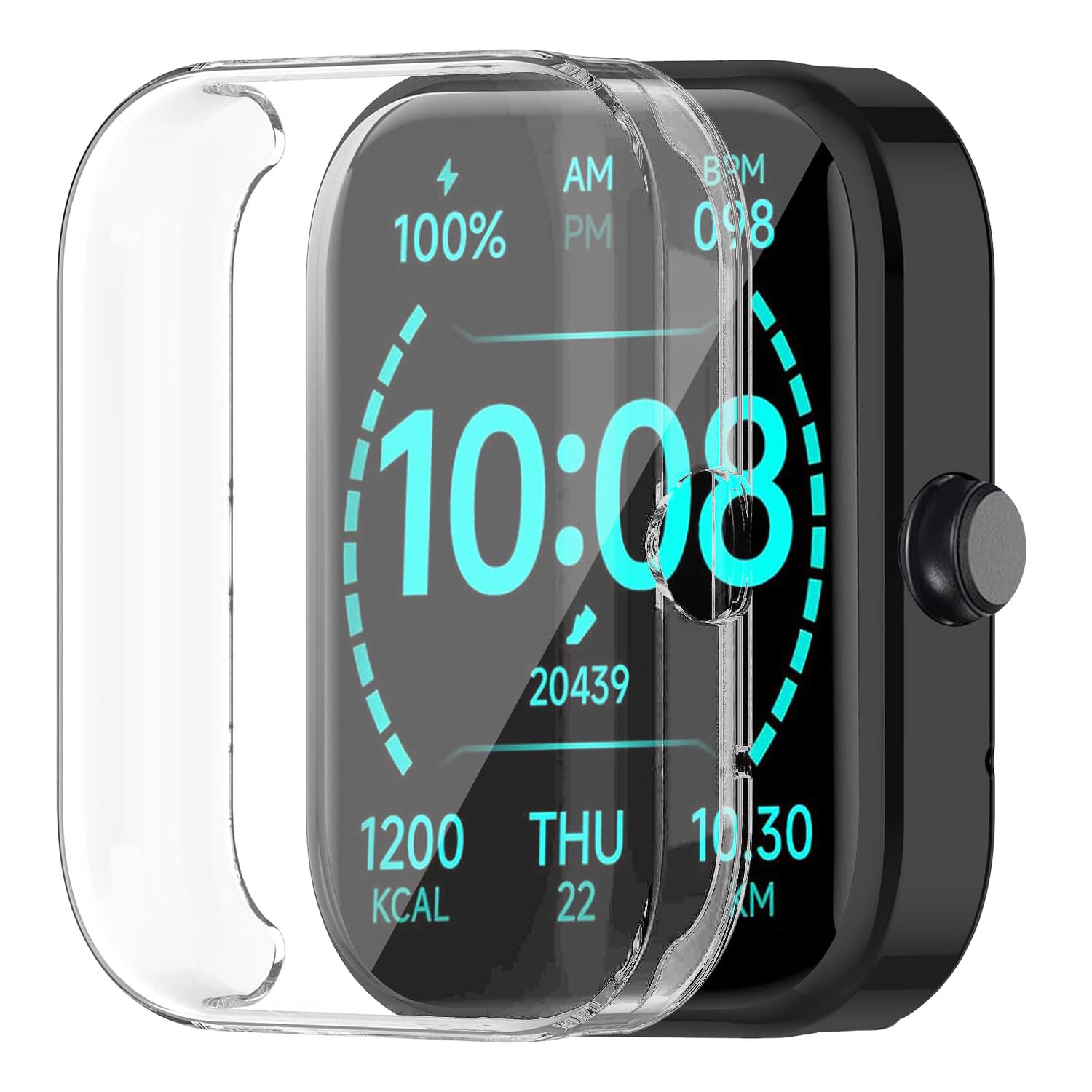 Photo 1 of [2-Pack] Screen Protector Compatible with WNH IDW25 / KALINCO IDW25 / Konitee IDW25 / Faweio IDW25 / SENBONO IDW25 Case, Soft TPU Plated Case All-Around Protective Screen Full Cover Bumper Compatible for IDW25 Smart Watch