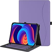 Vista 7 de Universal 10.1", 10.2", 10.5", 10.9", 11" Funda para Tablet, Funda Folio con Ángulos de Visualización Múltiples y Correa para Lenovo