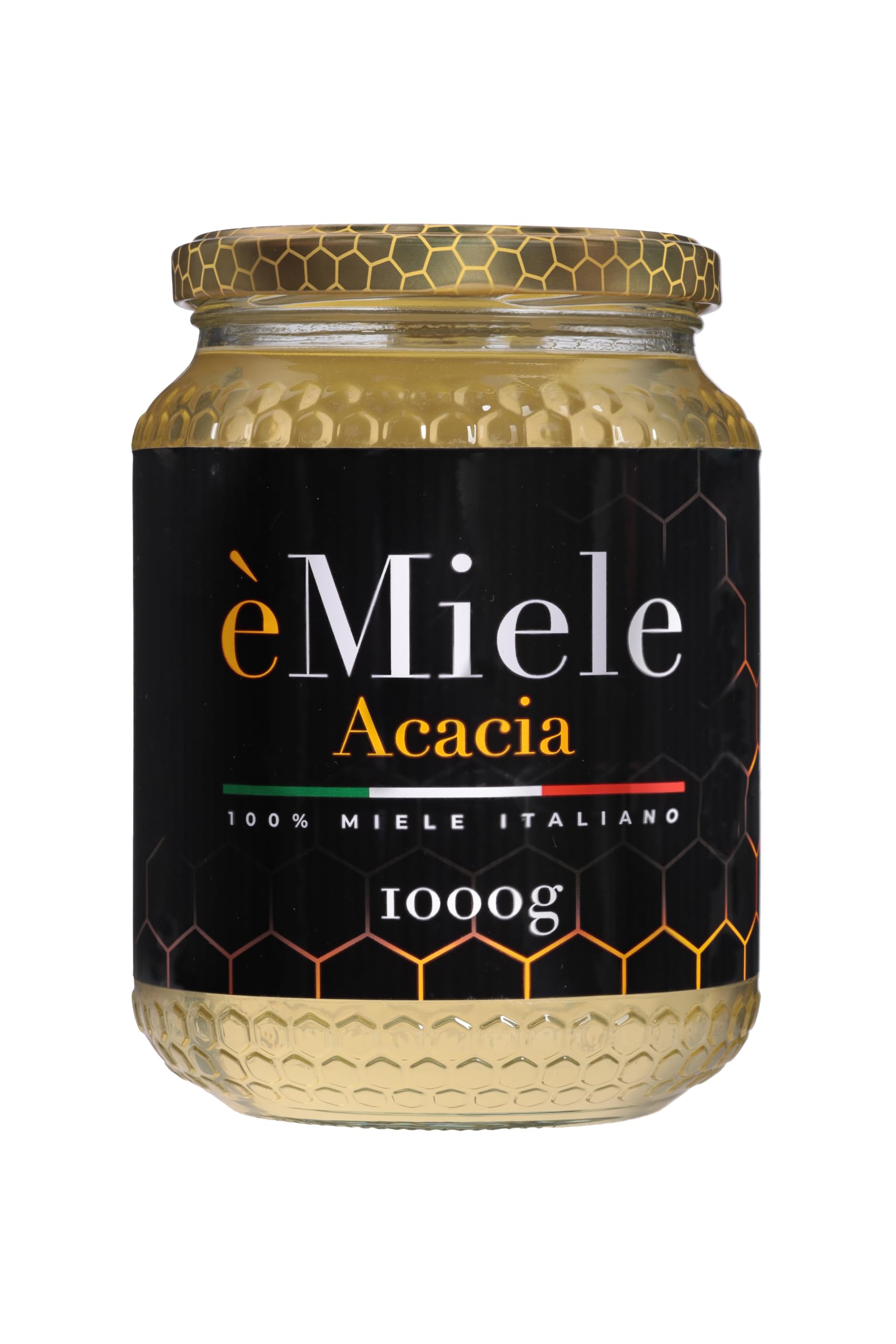 èMiele - Miele Biologico Italiano di Acacia, 1000 gr, raccolto in Canavese - Piemonte - Italia