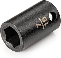 Vista 54 de TEKTON Dado de impacto de 6 puntos de 3/8 pulgadas x 8 mm de profundidad SID13108