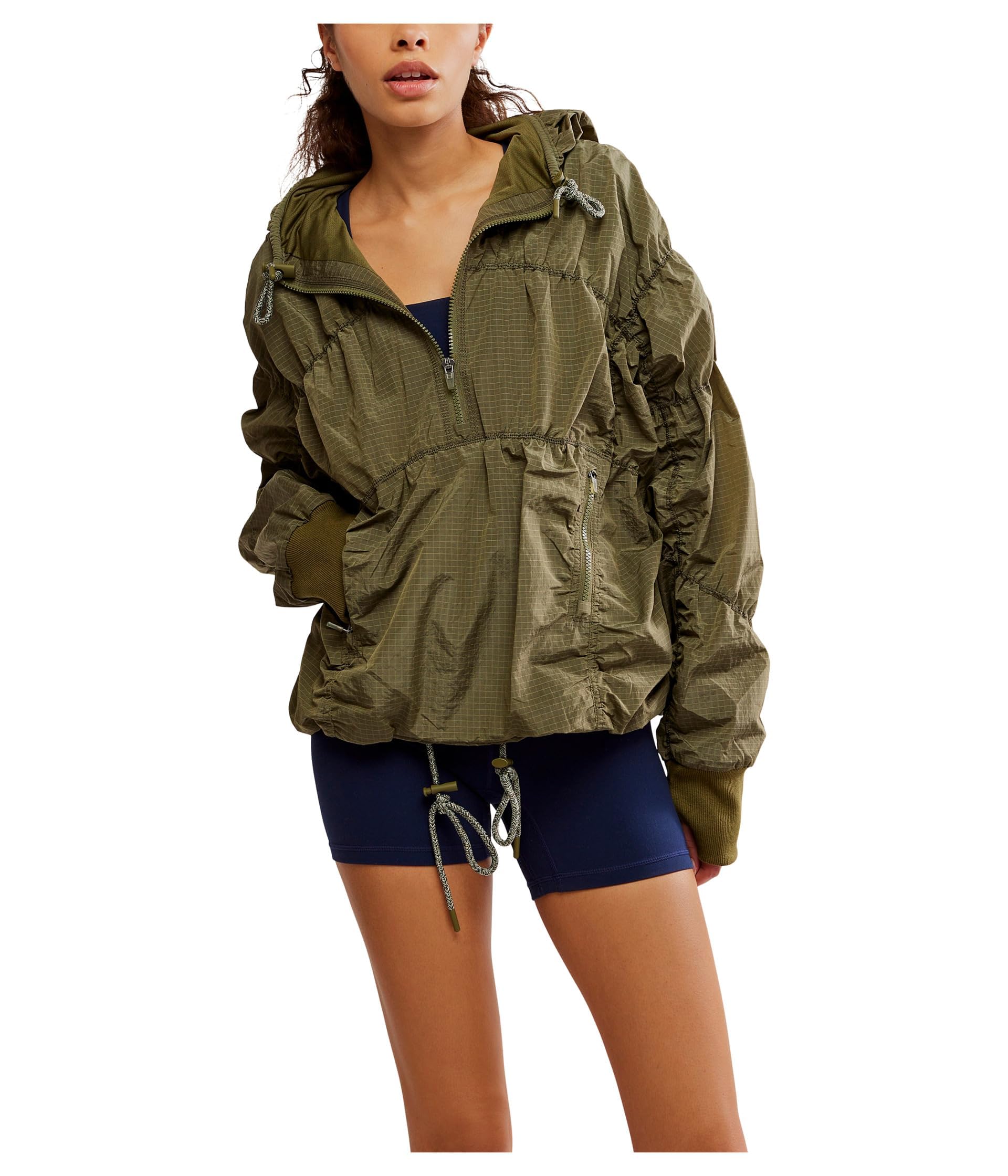 Free People Women's Light Packer Hike Pullove, Seagrass