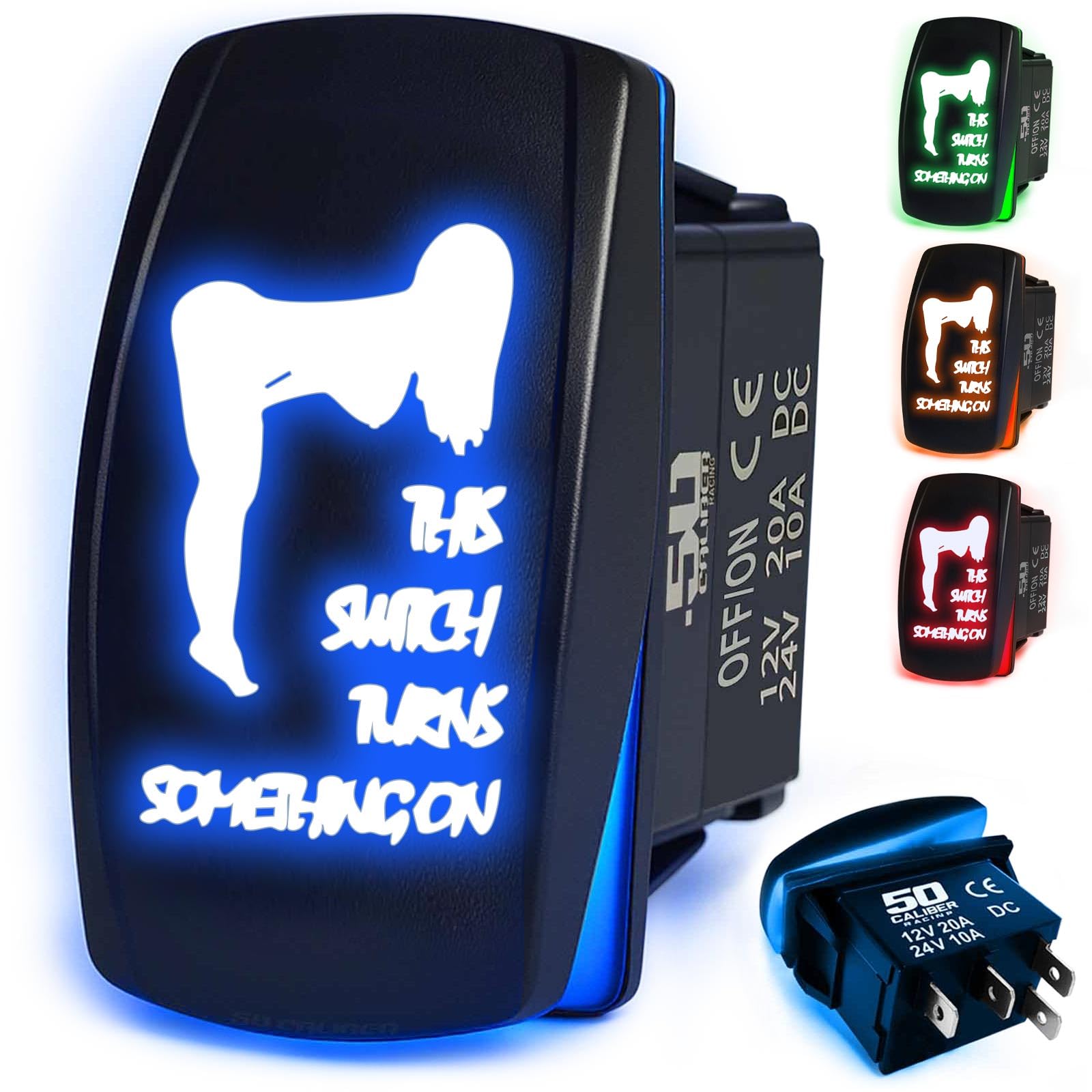 pi0129(=^・・^=) Amazon.com: Waterproof Funny Rocker Switch 12v ON/Off, LED
